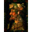 Autumn by Giuseppe Arcimboldo - Wrapped Canvas Painting-1851202316