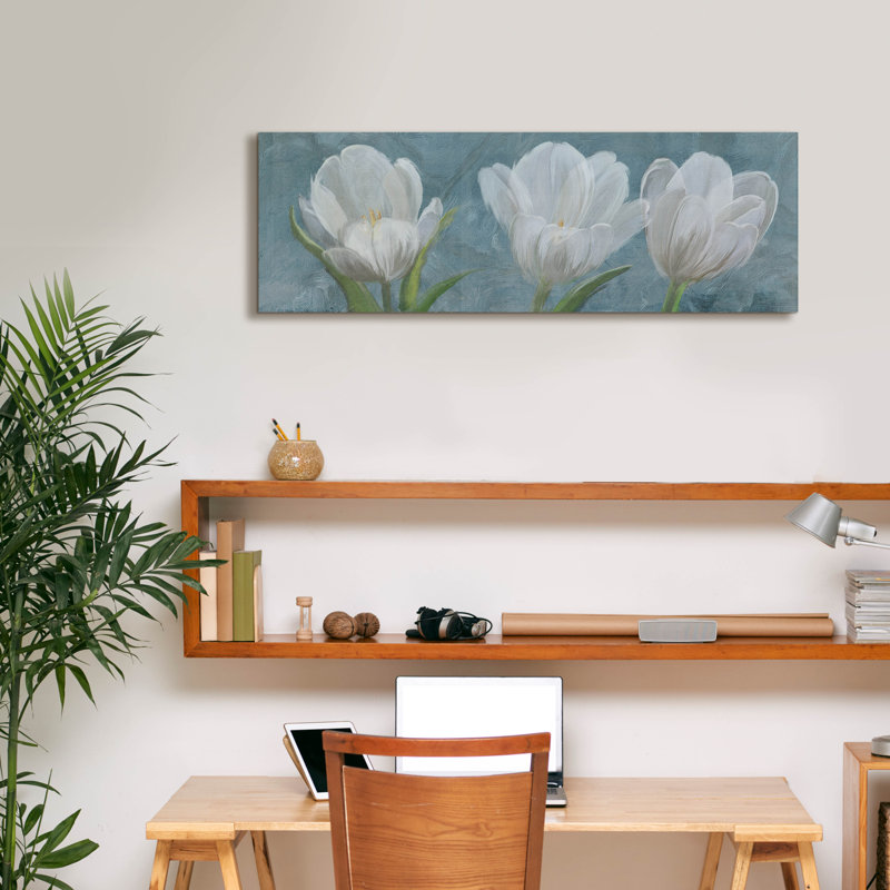 Lark Manor 'Tulip Triolet 2' by Art Licencing Studio Canvas Wall Art, 36" x 12"
