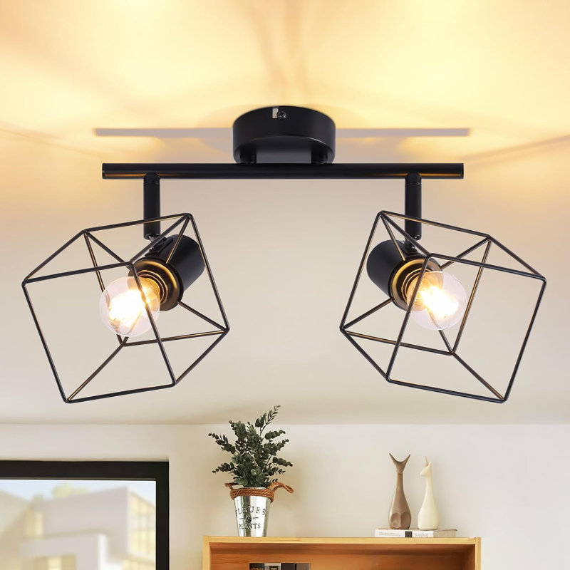 Semi Flush Mount, Black