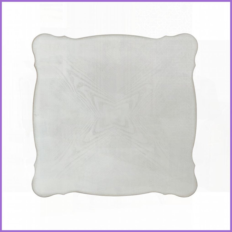 Table basse Traditional Bone White avec tablette inférieure - Style intemporel Rangement supplémentaire pour le salon