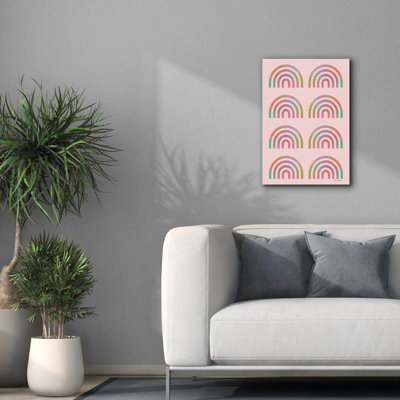 «Happy Glitter Rainbows» par Seven Trees Design, art mural sur toile
