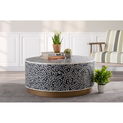 Table basse Luxe bleu marine