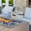 Table d'appoint de patio en métal-450017247