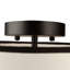 Plafonnier semi-encastré 3 lumières l 15,7 po