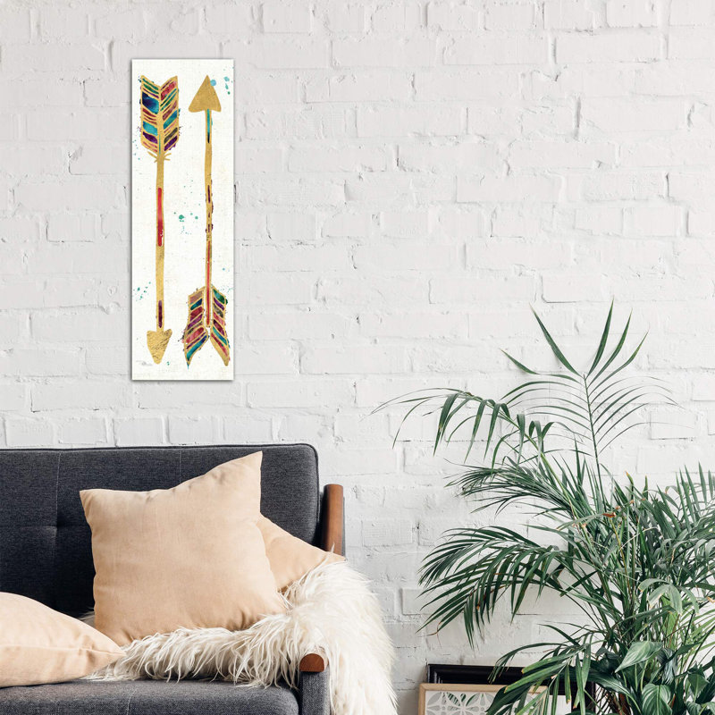 Beautiful Arrows Ii by Pela Studio - Wrapped Canvas Panoramic Print, 121.92 cm H x 40.64 cm W x 3.175 cm D