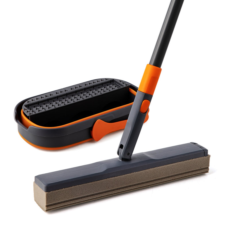 Ensemble de vadrouille éponge avec seau pliable