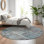 Premium Machine Washable Cerrito Teal Rug