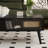 Retro rectangular solid wood coffee table-2120969799