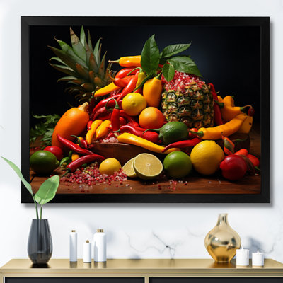 Caribbean Fruits II - Coastal Beach Wall Art