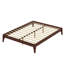 Structure de lit plateforme en bois de bambou massif-587884508