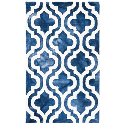 Adelei Hand Tufted Wool Geometric Rug