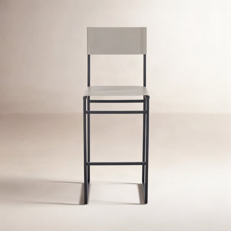 Tabouret de bar et de comptoir Fairbanks, Gris clair, Tabouret de bar (siège d'une hauteur de 30 po)