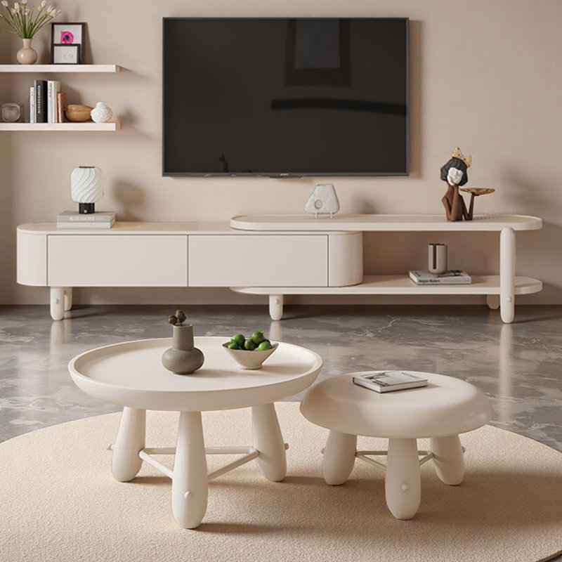 Ensemble de meuble télé et table basse extensible