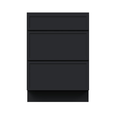 CASAINC Ready-to-Assemble W24"x D24"x H34.5" Kitchen Drawer Base Cabinet