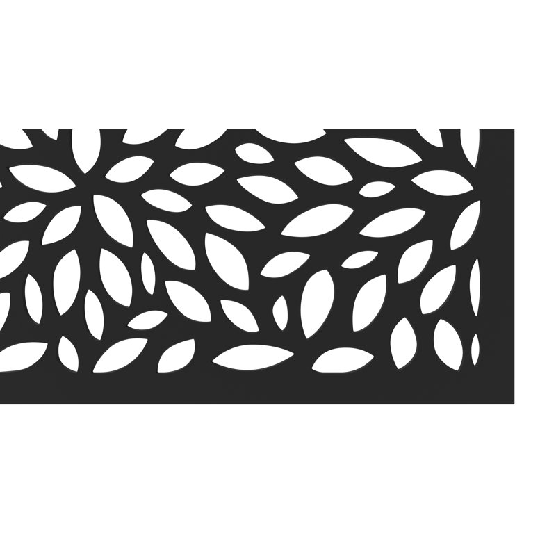 Floral Decorative Privacy Panel