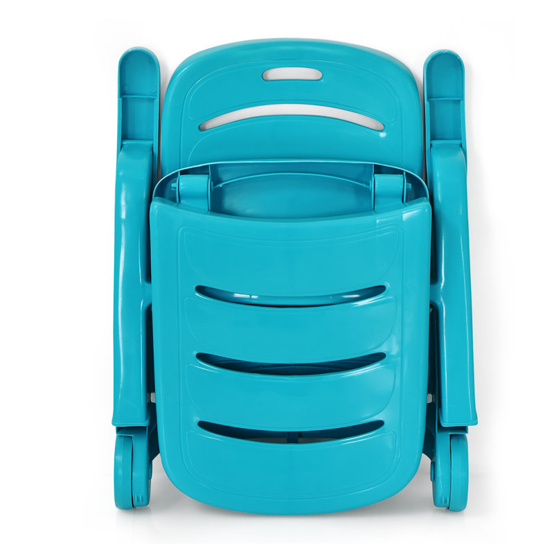 Anaias Outdoor Chaise Lounge, Blue