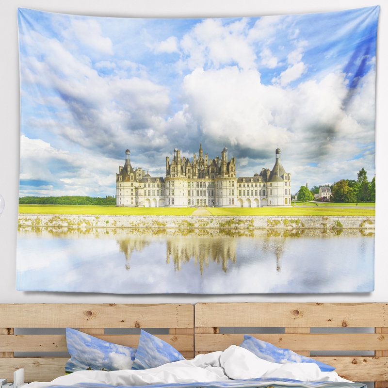 Tapisserie «Seashore Chateau De Chambord», H 68 po x l 80 po