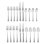 Federal Platinum 20 Piece 18/10 Stainless Steel Flatware Set, Service for 4