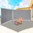 VEVOR 236'' W x 71'' D Metal Cover Retractable Side Awning-63574620