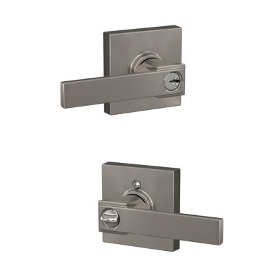 Northbrook Lever with Collins Trim Keyed Entry Lock