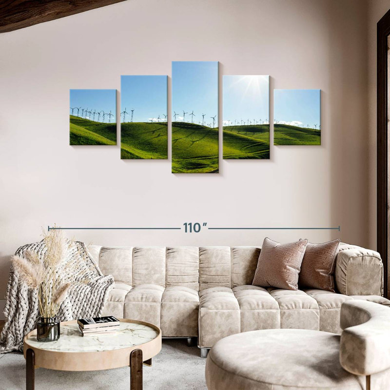 Altamont Pass Wind Turbines, 42" H x 92" W