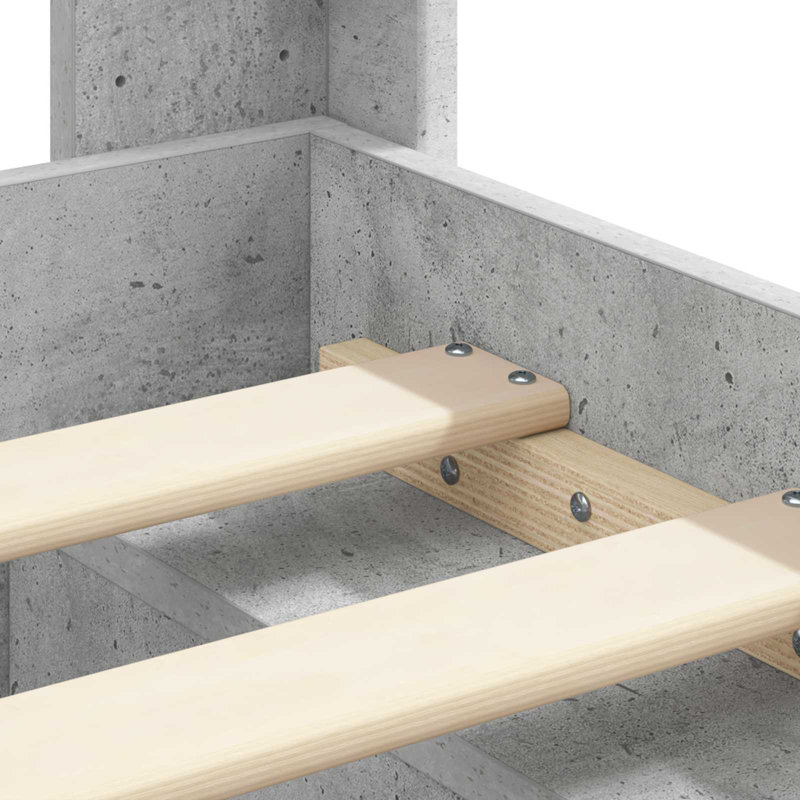 Bed, Concrete Grey, Super King (6')