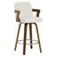 Tabouret de bar et de comptoir pivotant 26 po avec accoudoirs-974876969-1003015855
