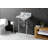 Kingston Brass Edwardian 19-Inch Carrara Marble Console Sink with Brass Legs (8-Inch, 3-Hole)-125783082-125783087
