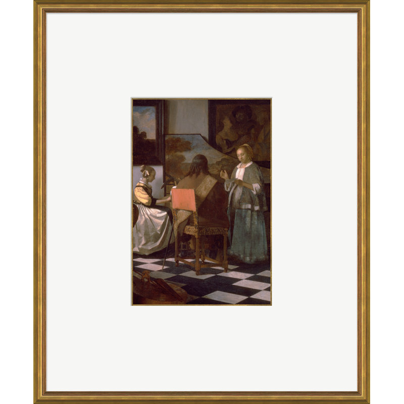 The Concert Print by Johannes Vemeer