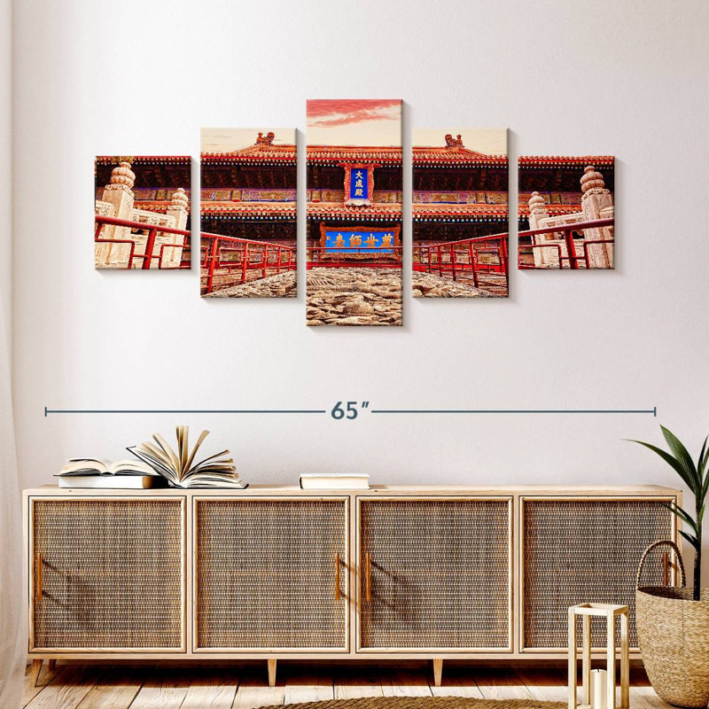 Temple Of Confucius, 24" H x 55" W