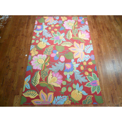Arber Hand Tufted Wool Floral Rug