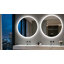 Round Lighted Wall Mounted Bathroom Mirror-1137819436
