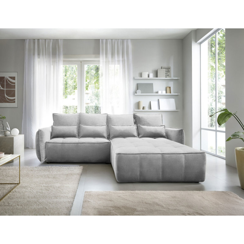 Bonella 4 Seater Sofa Bed, Right Hand Facing, Gray