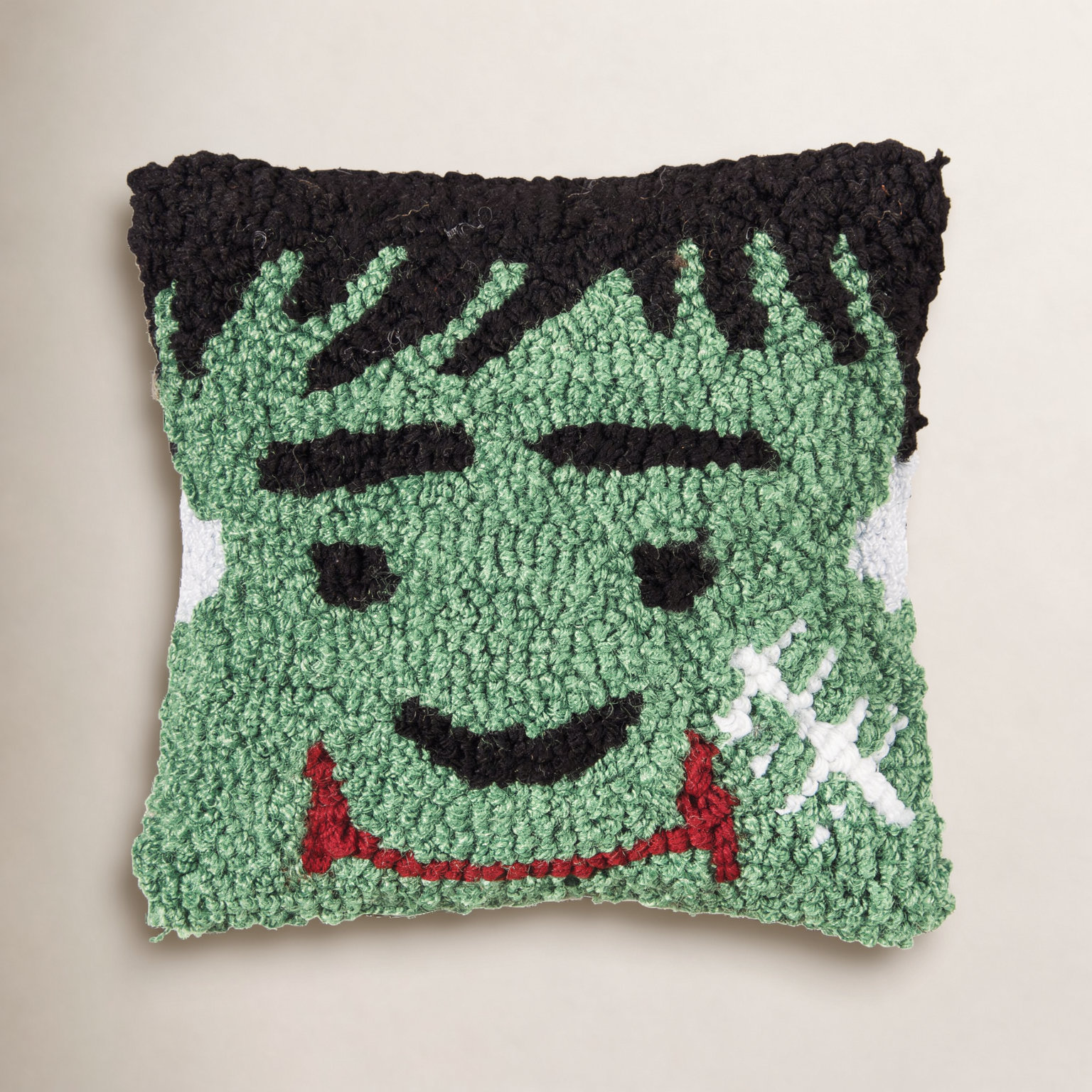 Toscani 8" x 8" Halloween Throw Pillow, Frankenstein