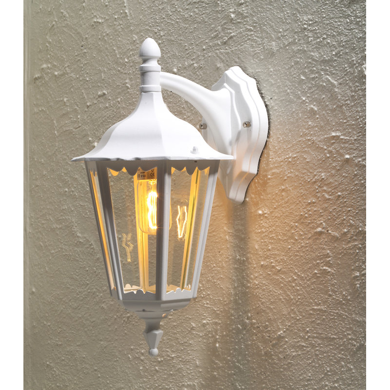Firenze Outdoor Wall Lantern, White