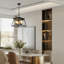 4-Light Farmhouse Chandeliers For Dining Room Oak-620091118