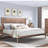Tranquility King Size Platform Bed, Minimal Assembly