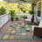 Machine Washable Indoor/Outdoor Chantille ACN2501 Squares Rug-100369938-100369947