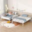 Lit superposé double au-dessus de double, blanc-2028735971