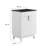 Modway Miles 24'' Free Standing Single Bathroom Vanity with Ceramic Top-92590972