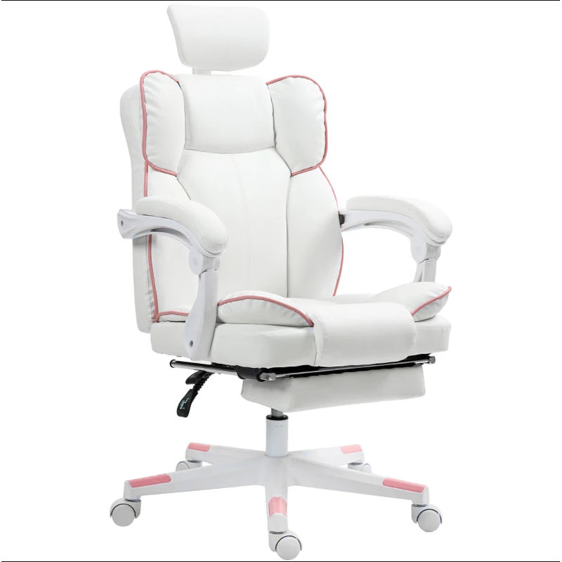 Chaise de bureau moderne, avec fauteuil inclinable et repose-pieds, pour les joueurs à domicile et les employés de bureau