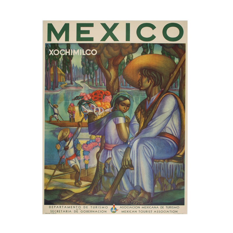 Art de Marcus Jules, Mexique, H 14 po x l 19 po