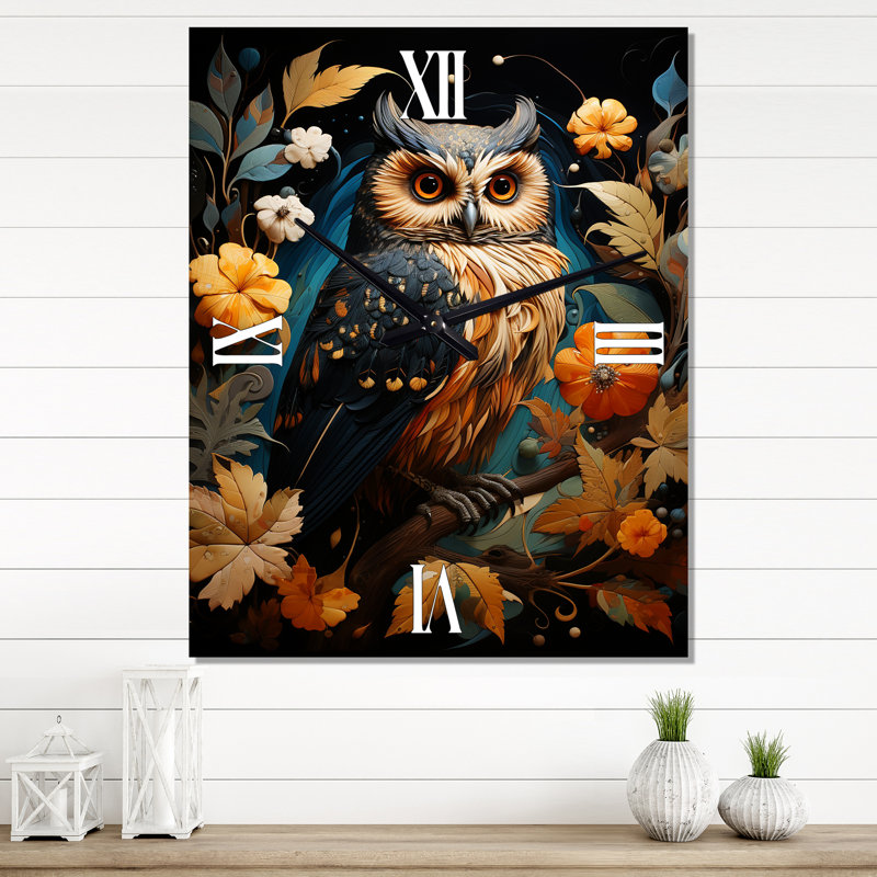 Jelessa - Horloge murale animaux, Petit