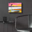  «Where The Palms Sway 2» par Jan Weiss, art mural en verre acrylique, 16 po x 12 po