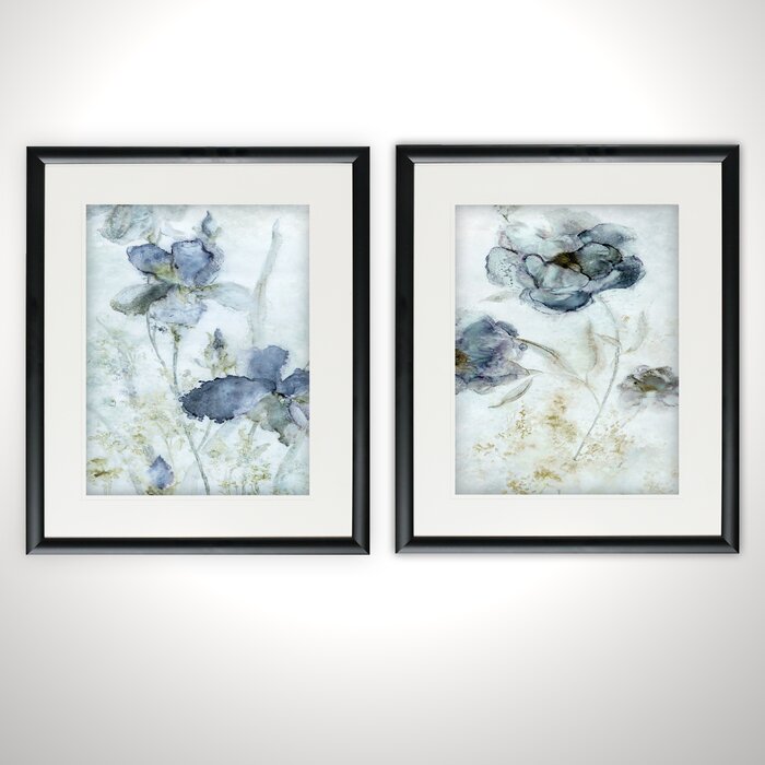 Andover Mills™ Morning Iris Framed On Paper 2 Pieces Print & Reviews ...