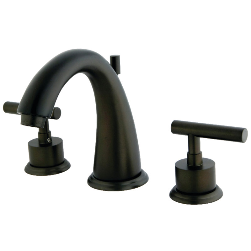 Robinet de salle de bain espacé Kingston, Bronze huilé