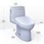 Toilette allongée monobloc 1,28 GPF WASHLET (siège de bidet inclus)