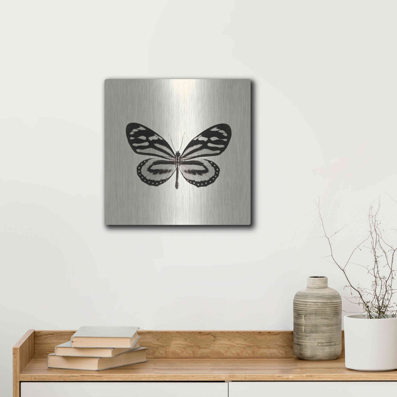 «Butterfly VIII BW» par Debra Van Swearingen, H 12 po x l 12 po