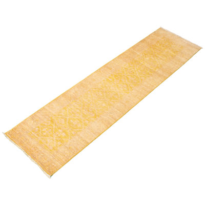 One-of-a-Kind 2'8" X 9'11" New Age Runner Wool Area Rug in Beige/Olive