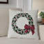 Coussin décoratif d’extérieur à imprimé floral à couronne holly-21036530